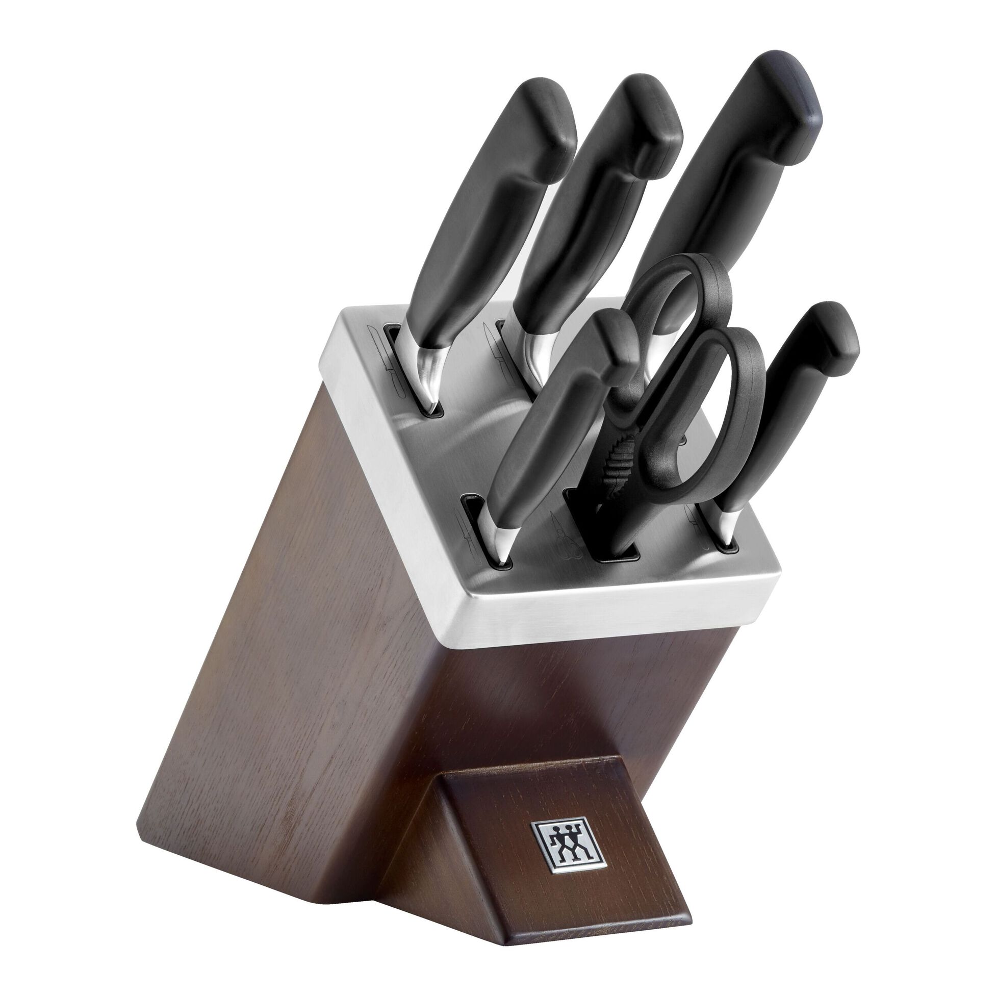 ست چاقوی 7 پارچه زولینگ آلمان zwilling Vier Sterne با بلوک خودتیزشونده