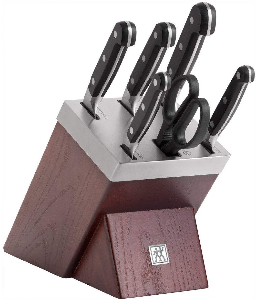 ست چاقو آشپزخانه 7 پارچه زولینگ آلمان zwilling Pro | مجهز به بلوک تیزکن خودکار
