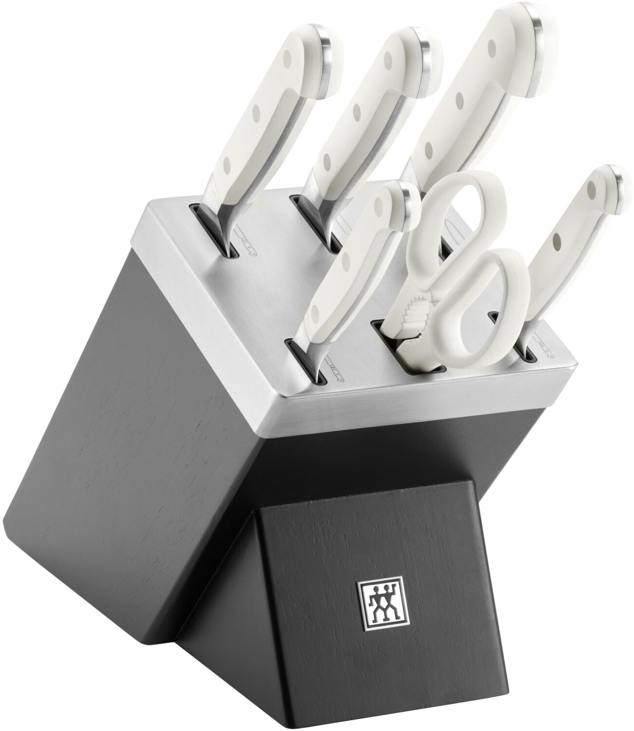 ست چاقو آشپزخانه 7 پارچه زولینگ آلمان zwilling Pro le Blanc | همراه بلوک تیزکن خودکار با فناوری KiS